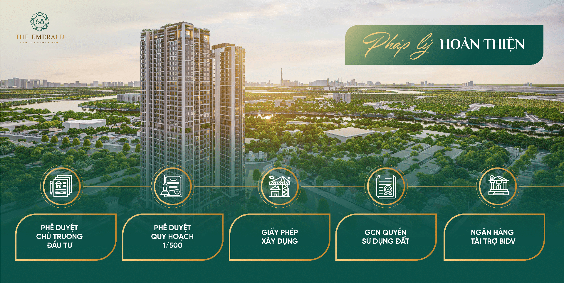 Dự án Emerald đã hoàn thiện pháp lý 100%